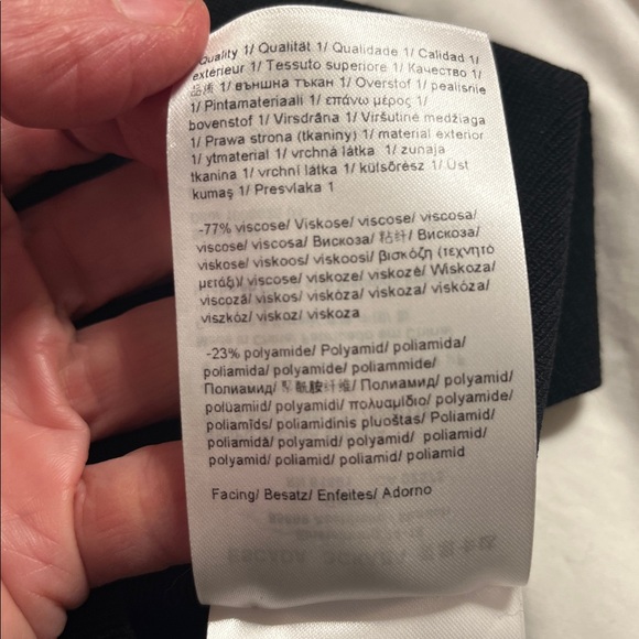 Escada Black dress with real mink fur trim - Picture 8 of 10